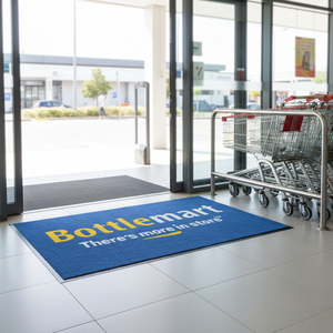 Tappetino Personalizzato per Garage e Supermercati con Base Antiscivolo in Gomma e Logo - Product Image 1