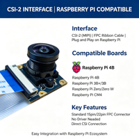 Caméra Mono ZYKD DALUMAK Raspberry Pi à Obturateur Global 1MP 1920*1080 1/4 Pouce CMOS Interface CSI-2 Module Refroidi pour Faible Luminosité Personnalisé
