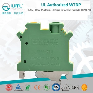 PA66พลาสติกไนลอนเชื่อมต่อด้วยสกรูสำหรับ <span class=keywords><strong>UK6N</strong></span> ขั้วต่อสายดิน - Product Image 2