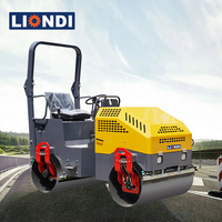 Compacteur vibrant routier de 2,5 tonnes, petit compacteur tandem à entraînement hydraulique, prix compétitif, haute performance