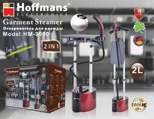 Défroisseur vapeur professionnel Hoffmans HM-9080 2000W <span class=keywords><strong>avec</strong></span> support de planche à <span class=keywords><strong>repasser</strong></span>, réservoir d'eau 2L, appareil de repassage vertical et plat - Product Image 6