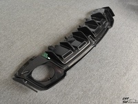 Kit carrosserie diffuseur arrière en fibre de carbone style capot amélioré pour Audi R8 21-22, lèvre de pare-chocs arrière personnalisée, outils de carrosserie automobile