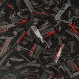 चम्मच जल हस्तांतरण मुद्रण फिल्म हाइड्रोग्राफिक्स 50 सेमी चौड़ाई क्यूबिक स्थानांतरण फिल्म जाली कार्बन फाइबर पैटर्न - Product Image 5