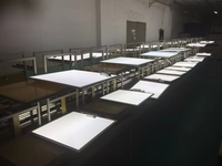 Vente chaude Protection de l'environnement Bureau à économie d'énergie Lumière douce Protection des yeux 600x600 600*1200 300*300 Panneau lumineux LED