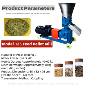 Máquina de Alimentación para la Industria Agrícola, Peletizadora Motorizada de Alimento para Ganado, para la Elaboración de Alimento para Pollos, Cerdos, Vacas y Conejos - Product Image 4
