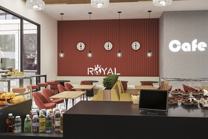 Quán Cà Phê quầy bar đồ nội thất quán cà phê thiết kế cửa hàng bánh hiển thị truy cập cà phê cửa hàng trang trí thiết kế - Product Image 2