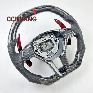 Personalice el volante de fibra de carbono real para el volante deportivo Mercedes w204amg c63amg <span class=keywords><strong>a45amg</strong></span> - Product Image 2