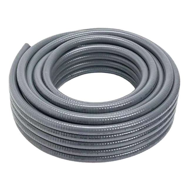 20mm 3/4" Outdoor Grey PVC Coated Flame Retardant GI Liquid Tight Flexible Conduits RoHS/CE Certified -50~+125 for Cable