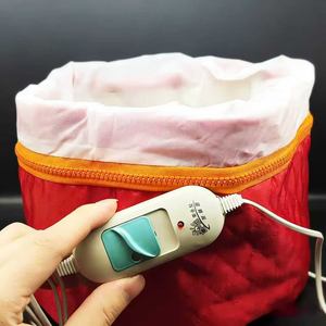 Gorro de calentamiento y secado con aceite, Gorro de calentamiento eléctrico trasero extendido, Gorro de cuero PU, Gorro de cuidado, Gorro de evaporación - Product Image 3