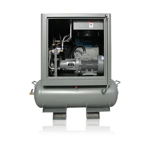 Compressor de ar combinado da china do parafuso do resfriamento do ar com compressor rotativo do tanque para a indústria geral