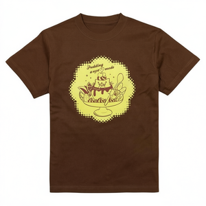 T-shirt da uomo e da donna a maniche corte Cat Pudding Anya Mode Caramel Print SCOPY Scorpion - Product Image 3