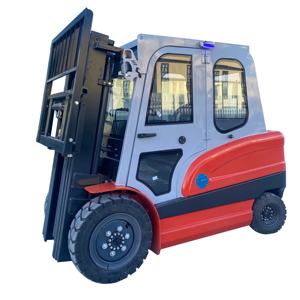 Kabin ve ısıtıcı akülü palet istifleyici yükleme kapasitesi 5 T ile yeni durum 3.5 Ton elektrikli Forklift - Product Image 1