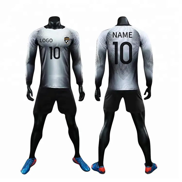 เสื้อแขนยาวเสื้อฟุตบอลอเมริกันเสื้อที่กำหนดเองรุ่นใหม่ฟุตบอลเครื่องแบบ