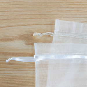 Sheer Organza <b>Bags</b> Wedding Jewelry Gift <b>Bags</b> for Party Jewelry Holiday <b>Makeup</b> Organza Mesh <b>Drawstring</b> Gift <b>Bags</b> - Product Image 3