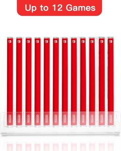 12 hộp chuyển đổi trò chơi hiển thị chủ <span class=keywords><strong>Acrylic</strong></span> trò chơi lưu trữ tổ chức đứng tương thích với Nintendo chuyển đổi Trò chơi thẻ trường hợp - Product Image 3