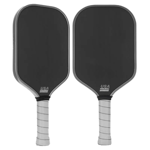 Paleta de Pickleball de Fibra de Carbono de Superficie Rugosa de 14/16 mm Personalizada de Fábrica HIGOOO, Aprobada por la USAPA, Paleta de Pickleball Prensada en Frío - Product Image 1