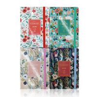 Carnet de notes écologique à couverture rigide, motif fleur rose, 5A, élégant, disponible