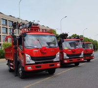 Nouvelle Offre Spéciale : Grue forestière de l'usine chinoise HuBei, moteur 132KW, empattement 3900mm, système hydraulique d'admission, levage et transport, ISO