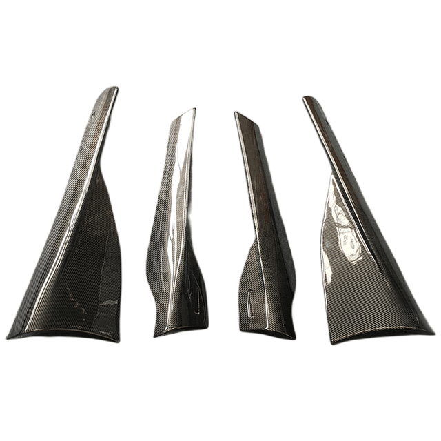 Used for McLaren 540C 570S 570GT Upgraded 600LT Dry Carbon Fiber Side Skirt Sill Appearance Body Kit Big Surround