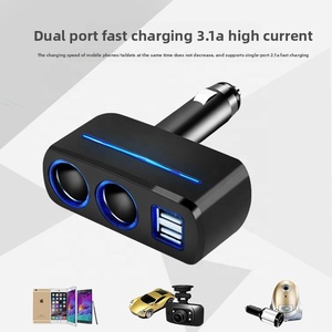 Cargador USB para Encendedor de Cigarrillos de Coche, 80W, Divisor de Corriente Rápido de 12-24V, Adaptador de Corriente Estéreo, Gran Venta 2026 - Product Image 3