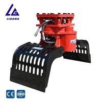 360 °   Moteur de grappin de démolition hydraulique avant pour excavatrice – Accessoire robuste pour le démontage de bâtiments et le tri du béton
