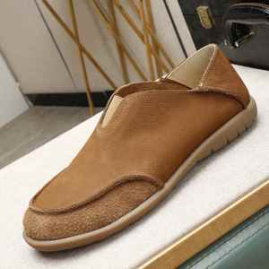 Chaussures décontractées pour hommes en cuir de vachette pleine fleur, respirantes et confortables, style léger, nouvelle collection été 2026 - Product Image 2