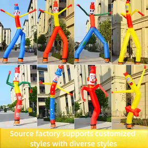 Robot gonflable géant d'extérieur en nylon imperméable, modèle d'arche de football, design de dessin animé ondulant, avec pompe à air électrique pour fête - Product Image 4