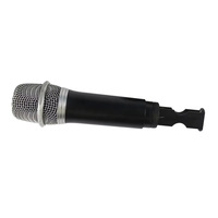 Microphone dynamique sans fil portable, prix usine ODM/OEM, support de micro pour batterie sans fil pour spectacles en direct