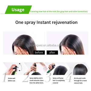 Spray de réparation temporaire de couleur de racine de cheveux en gros produits de coiffure salon de coiffure en utilisation spray de coloration de cheveux - Product Image 5