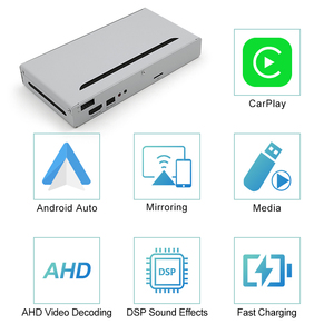 Wireless CarPlay Android Auto สำหรับ BMW ซีรีส์ 3 5 รุ่น E90/E91/E92/E93/M3 E60/E61/E62 ระบบ CCC CIC รองรับ Airplay กล้อง - Product Image 2