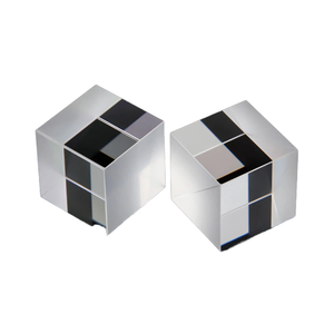 하오 Xuan <span class=keywords><strong>BK7</strong></span> 반사 프리즘 광학 유리 사용자 정의 크기 투명 소형 TV 반투명 접착 큐브 1.5168 굴절률 - Product Image 1