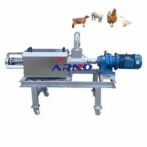 Dierlijke Mest Dehydrator/Kip Dung Ontwatering Seperator/Schroef Druk Solid Liquid Separator/Organische Meststof Making Machine