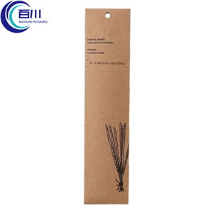 custom kraft paper envelope box for incense empty incense paper packaging