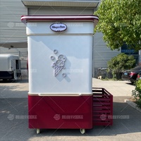 Mini remorque mobile pour café/desserts, camion de restauration entièrement équipé, vente de snacks, glaces, service rapide