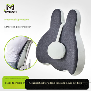 Almohada de Espuma Viscoelástica JIYIMEI, Cojín de Soporte Lumbar y para la Espalda, para Silla de Oficina, Auto, Sofá, Avión, Asiento de Oficina - Product Image 1