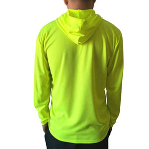 Yolite Bulk Online Organe Reflective Running T-shirt Hi Vis Workwear Rip Stop con Hioides Work Shirts con Reflector en Mestizo - Product Image 4