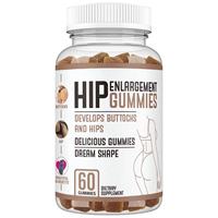 Gummies OEM 6000mg pour l'amélioration des fesses et des hanches - Supplément avancé effet BBL pour les courbes féminines - Maca et Aguaje