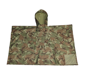 DFU0155 Hunting Outdoor Sports Travel Waterproof 210T Polyester with PU Coating Camouflage Rain <b>Poncho</b> Camouflage Rain Tents - Product Image 6