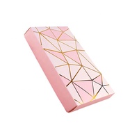 Feuille d'or timbre maquillage boîte-cadeau personnalisé lipgloss boîte d'emballage pour rouge à lèvres