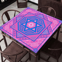 Tapis de Mahjong de Luxe en Caoutchouc Anti-Bruit, Antidérapant et Anti-Taches pour 4 Joueurs – Grande Table de Jeu de Poker et de Divertissement – Meilleure Vente