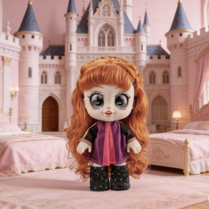 Bambola <span class=keywords><strong>Principessa</strong></span> Ispirata a <span class=keywords><strong>Frozen</strong></span> con Funzione Canto, Occhi Grandi e Carini, Accessori Moda, Stili Regina del Ghiaccio/<span class=keywords><strong>Principessa</strong></span> Rossa/Pupazzo di Neve - Product Image 5