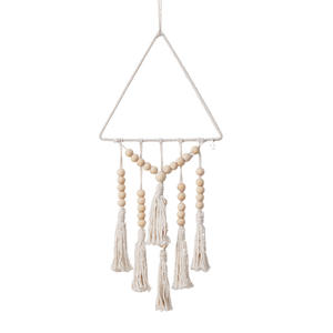 Tapiz personal bohemio único Ins hilo de algodón tejido novela colgante de pared personalizado nórdico creativo hogar bohemio borla pared - Product Image 1