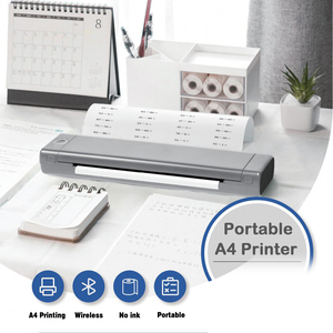 Impresora portátil A4 de gran venta para impresora móvil inalámbrica sin tinta de papel térmico de 8,26 "x 11,69" M08F Phomemo - Product Image 1