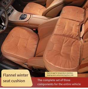 Nuevo modelo <span class=keywords><strong>de</strong></span> cojín <span class=keywords><strong>de</strong></span> asiento <span class=keywords><strong>de</strong></span> coche con material polar, tela <span class=keywords><strong>de</strong></span> felpa corta antideslizante para los asientos interiores - Product Image 3