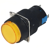 Lampe pilote LED rouge et verte de 16 mm, éclairée, anti-interférence, NLD16O, pour boîtier de commande