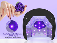 Lampe à ongles électrique CM.NAIL 80W UV LED Modèle P60PRO Longueurs d'onde 365/405nm Minuteur automatique Prise universelle Conception portable pour tous