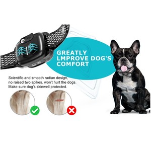 Venta al por mayor nueva pantalla a color mejorada sin control de ladridos <span class=keywords><strong>collar</strong></span> de ladridos de perro