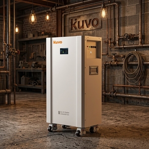 KUVO Movable High Quality Solar System 51.2V 560AH Lithium <b>Battery</b> Home Energy Storage <b>Battery</b> with Touch Screen - Product Image 1