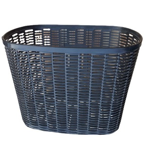 Suministros y equipo de ciclismo para mujer, de plástico tejida cesta de mimbre, vintage, plegable - Product Image 2