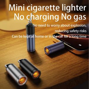 Outdoor <b>Universal</b> Type C Male to Mini Cigarette Lighter <b>Adapter</b> with Portable Keyhole for <b>Travel</b> Safety Inflated Ignited - Product Image 2